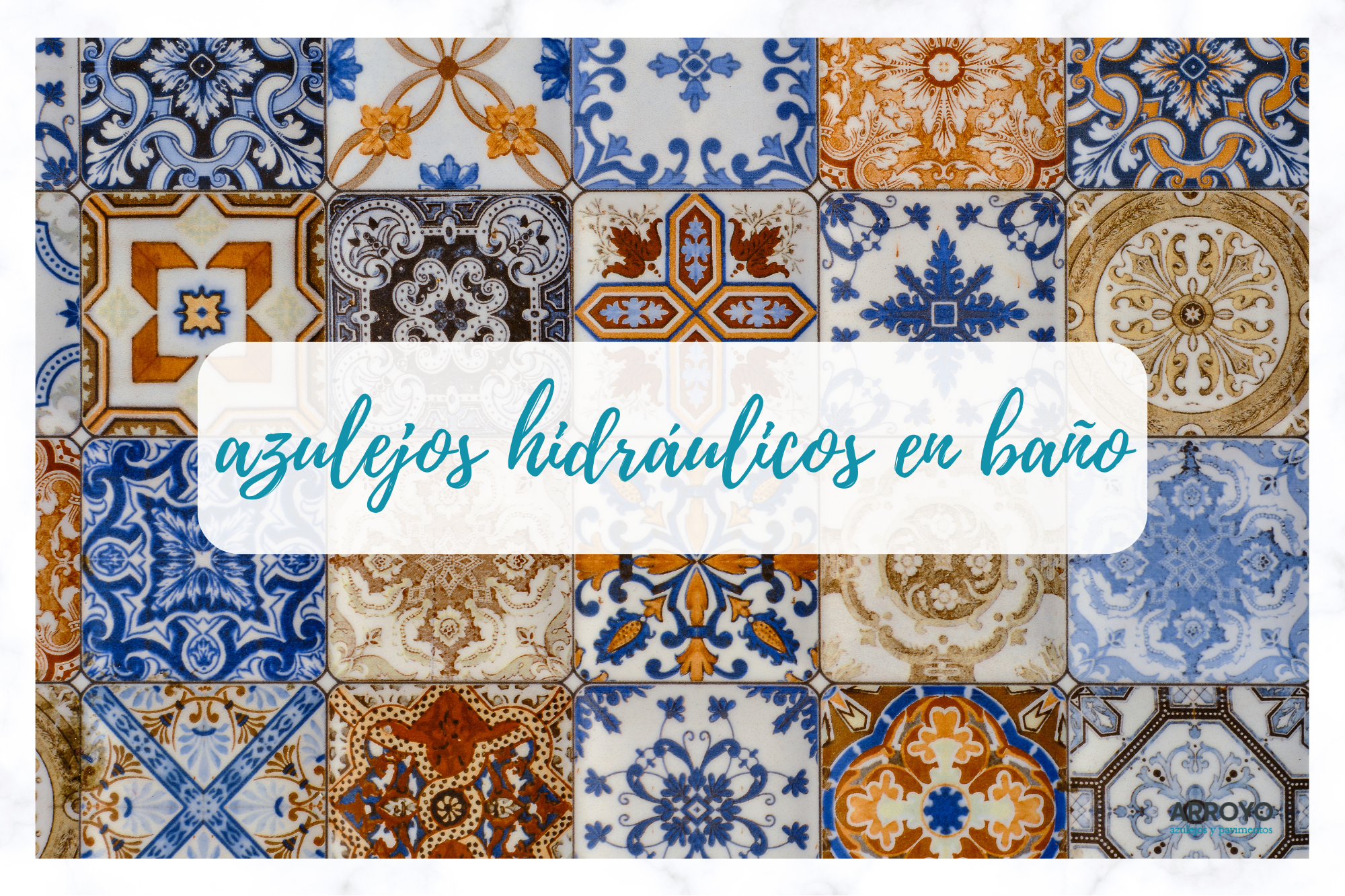 Azulejos hidráulicos: cómo combinarlos en tu baño